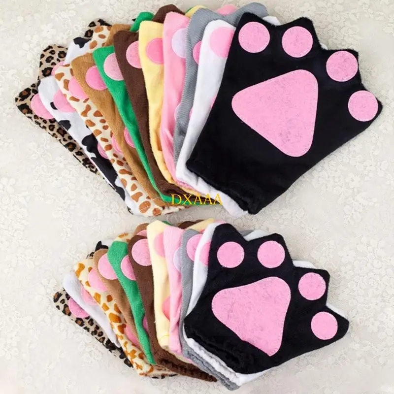 Dxaa Cartoon chaton griffes gants chaton gants gants costume halloween accessoire pour enfants adulte halloween Noël cosplay