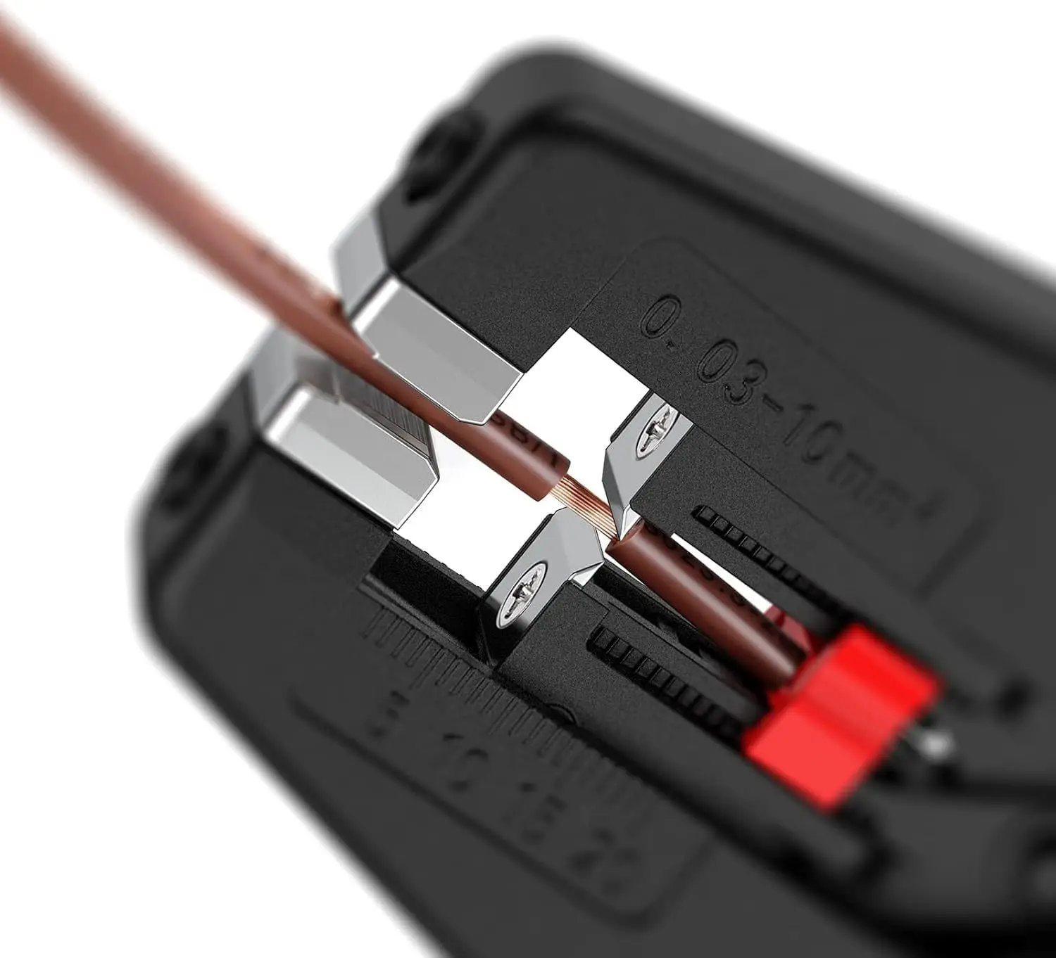 Abisolierzange, Abisolierzange, automatisch, 0,08–10 mm, 32–7 AWG, Schneider, Kabelschere, D3, Multitool, einstellbare Präzision – Detail 6