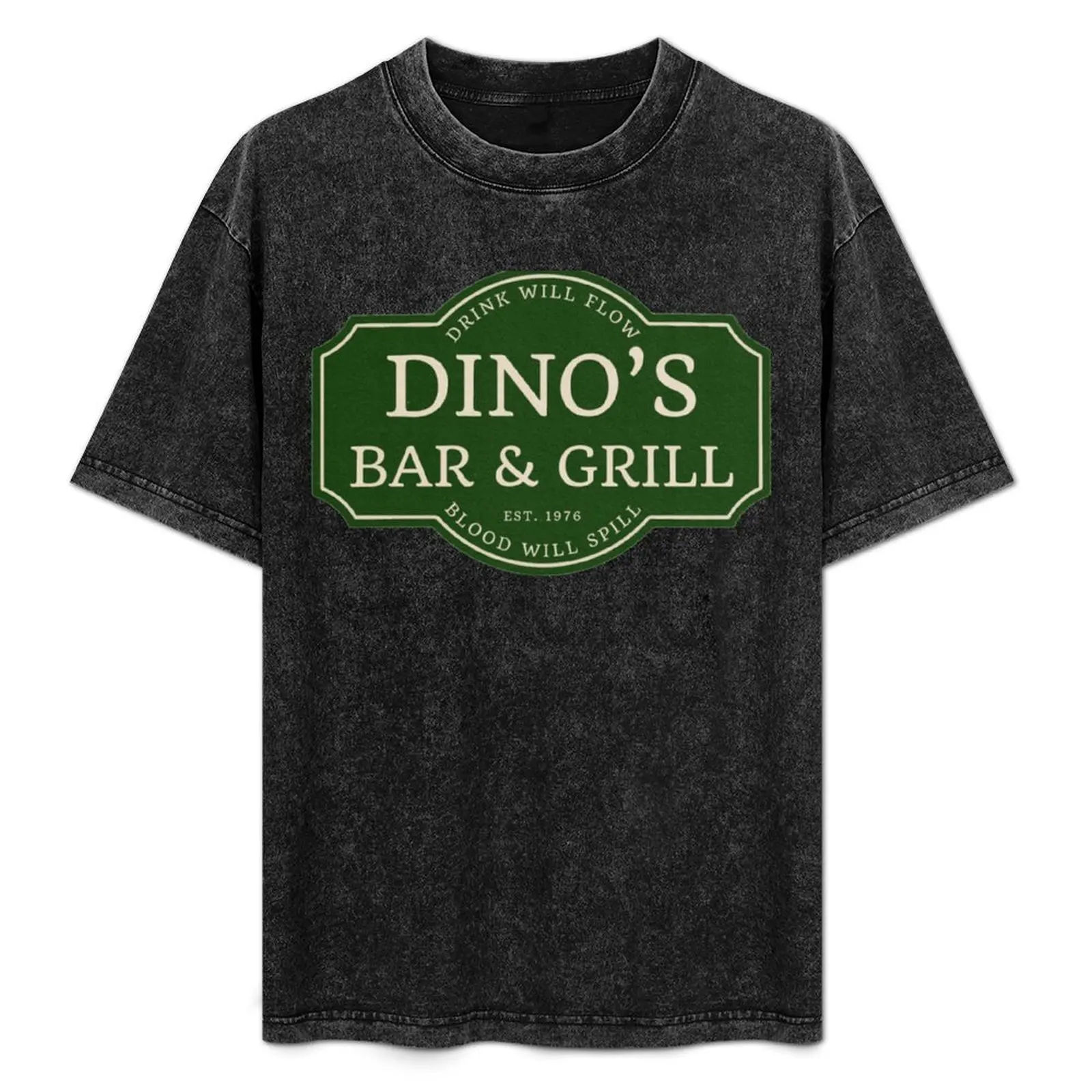 Dino_s Bar and Grill T-Shirt korean fashion anime t shirts graphic shirts mens white t shirts