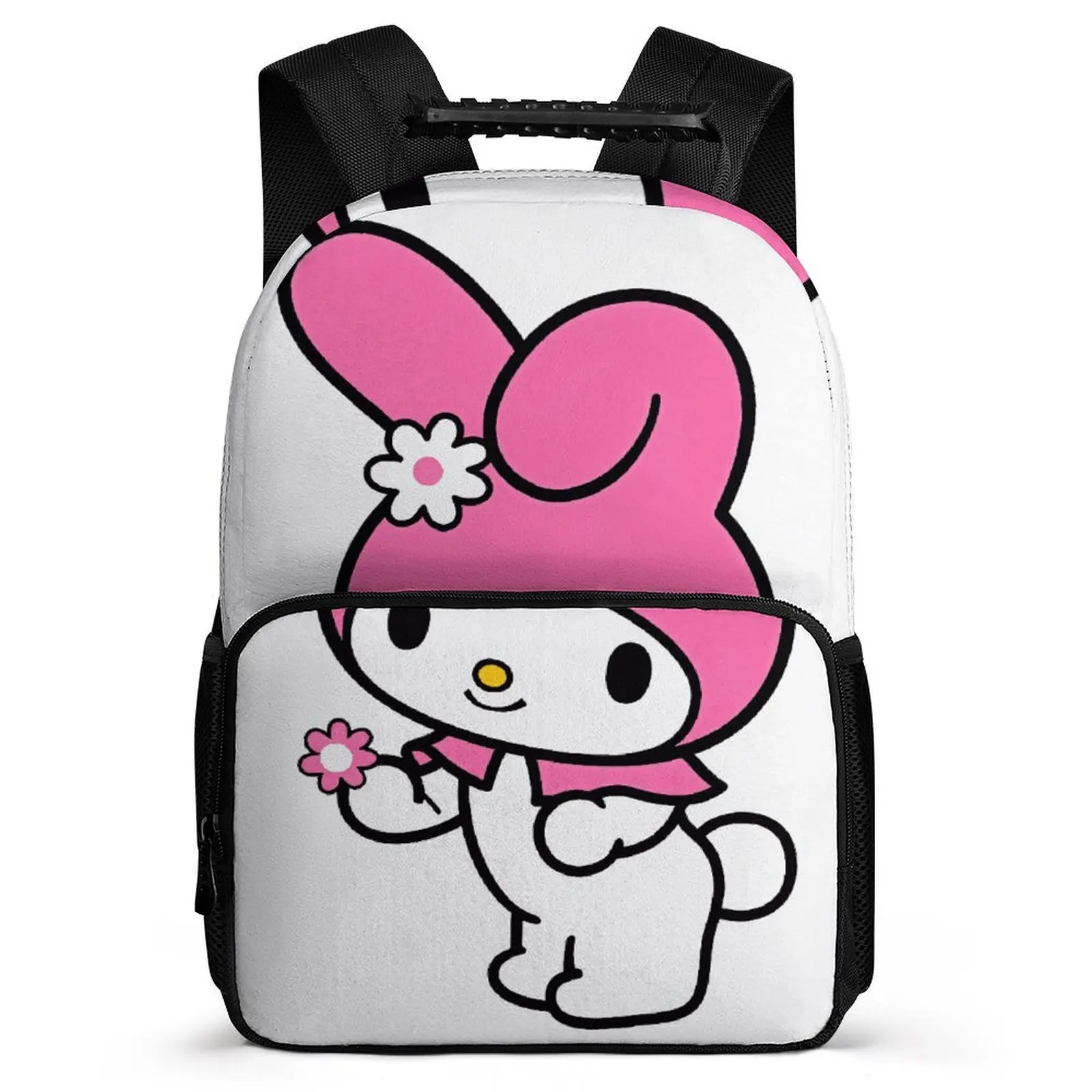 

Fashion Sanrio Melody Teen Student Girl Boy To School Knapsack 16 Inch Cartoon Backpack Women Rucksack