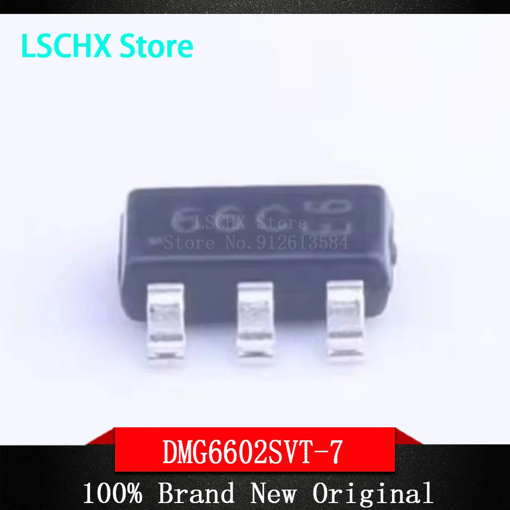 20pcs MOSFET DMC3730UVT-13 DMG6602SVT-7 TSOT-26 SOT-23-6 Surface mount type N P channel