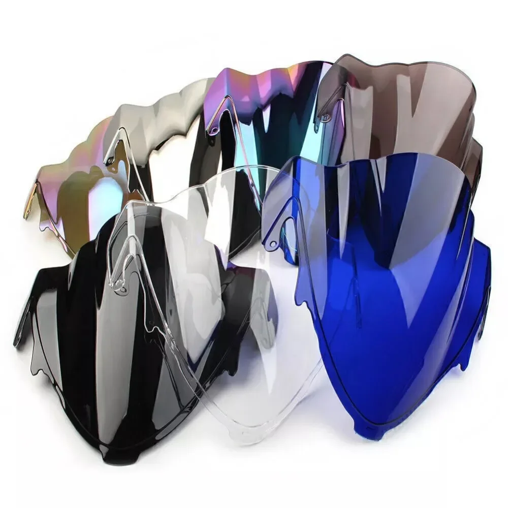 

Double Bubble Windshield Windscreen Shield ABS For SUZUKI HAYABUSA 3 GEN GSX1300R 2021-2024