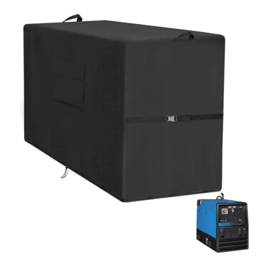 Heavy Duty Engine Driven Welder Cover Designed for Industrial Use with 600D Waterproof Fabric Includes Storage Bag Reinforced H