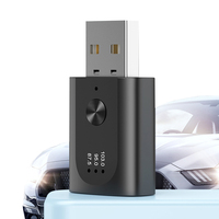 Mini USB Power Car Kit Bluetooth-Compatible Handsfree Call Car Audio Adapter Wireless Music Audio Receiver Adapter for FM Radio