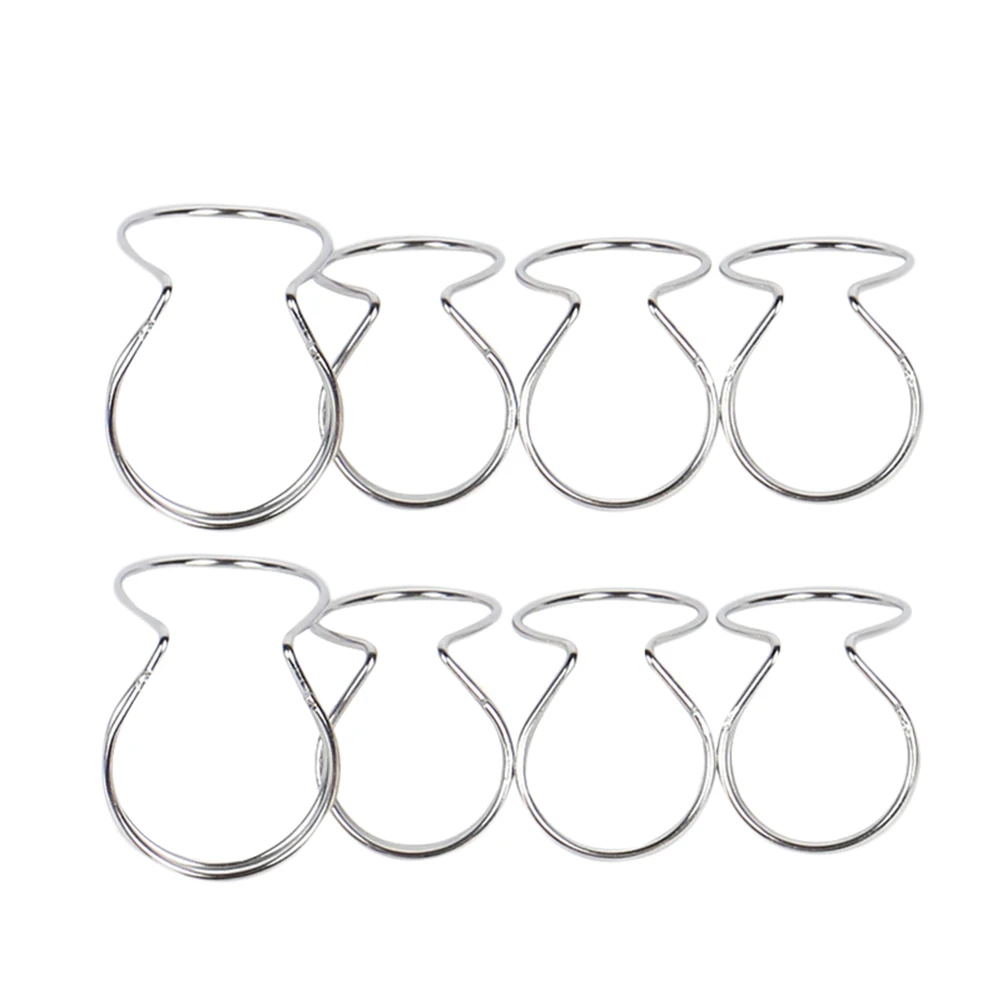 

2Set Fashion Metal Guitar Picks Standard Size for Most Fingers Durable Safe for Guitar Bass Collections Nail Plectrum