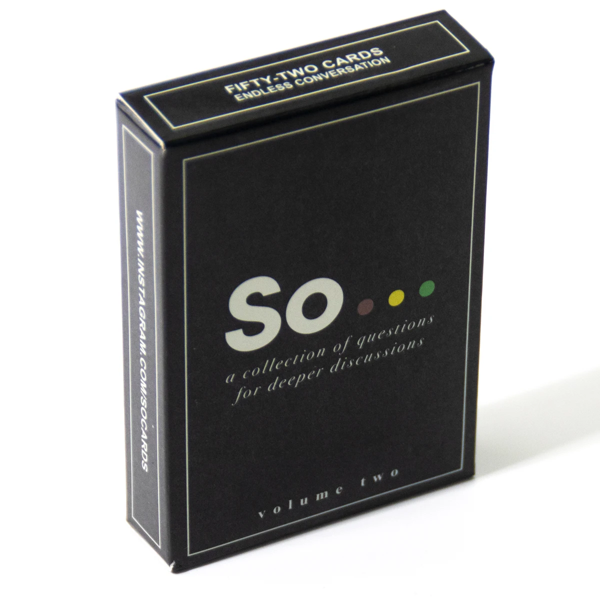 So Cards Conversation Starter - High Quality Special Style Questions Card Game for Adults & Families Party Leisure Board Game