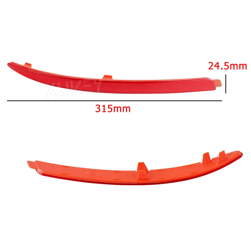 2x Rear Bumper Reflector Fog Lamp Tail Brake Light Right Left For Skoda Octavia Mk2 2009 2010 2011 2012 2013 1Z0945105 1Z0945106