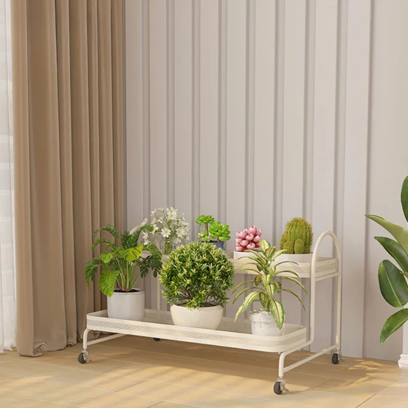 

Minimalist Aesthetics Flower Stand Fashion Simple Balcony Living Plant Display Stand Light Luxury Plantenrek Home Furniture