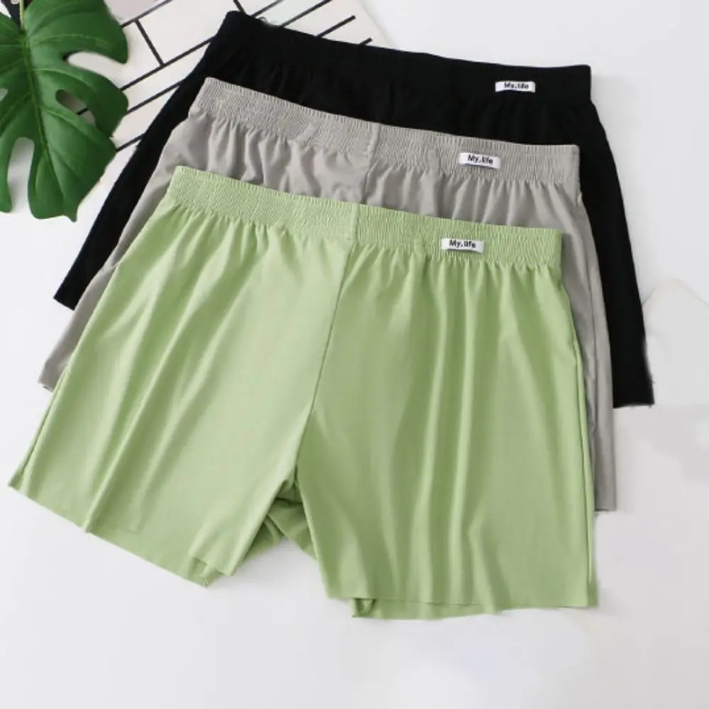 

Ins Fashion Solid Color Men's Boxer Briefs Seamless Mid Waist Underwear for Man Lingerie Large Size Shorts Underpants Male