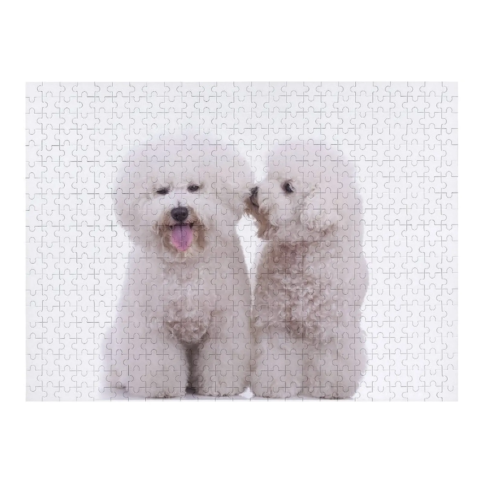 أحجية الصور المقطوعة للكلاب من بيشون فريز، حيوانات خشبية، أعمال فنية، أفكار هدايا شخصية