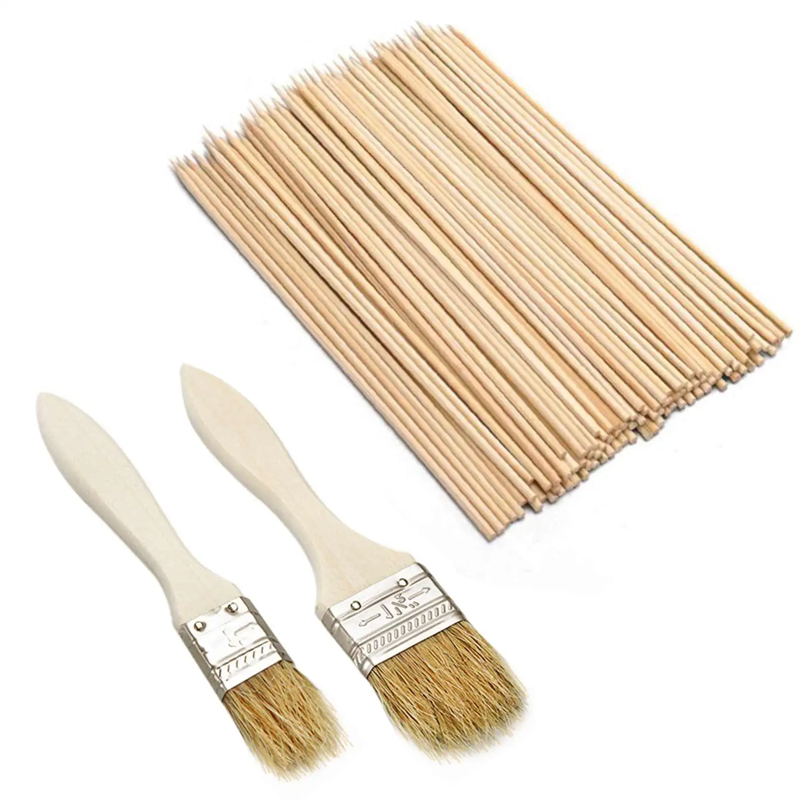 

BBQ Tools Set Brush Bamboo Wooden Skewers Disposable Gloves Tin Foil Barbecue Clips Utensil Camping Outdoor Cooking Tool Set