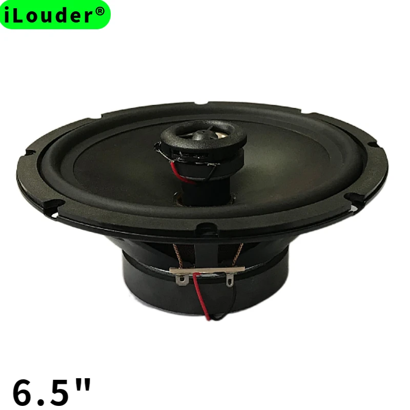 PP 6.5Inch 25-core high-temperature resistant voice coil 85-magnet RMS 30W 4ohm/8ohm Silk-tweeter FullRange Car Coaxial Speaker