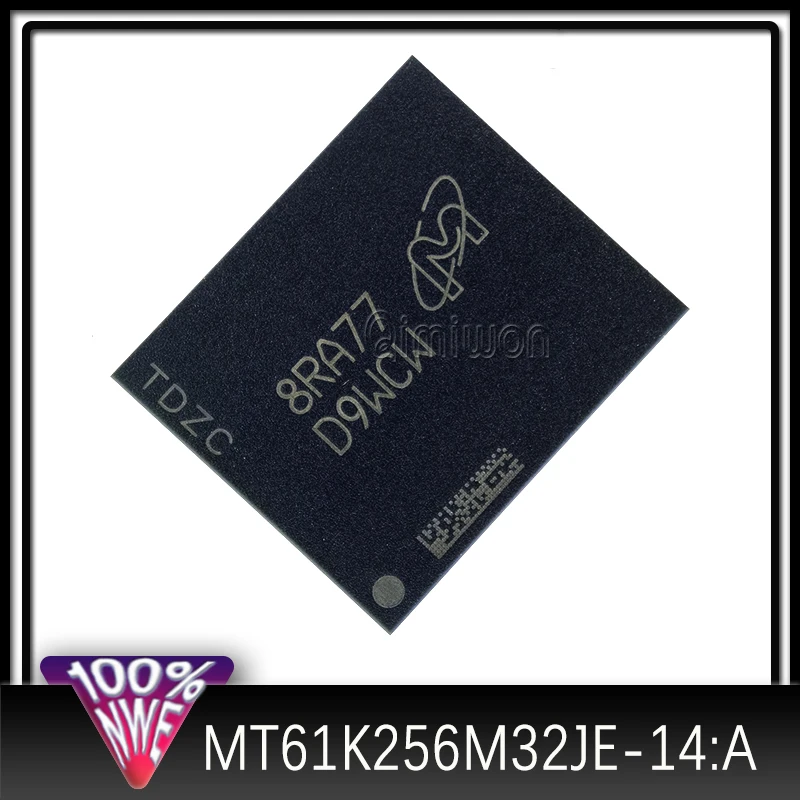 (1piece)100% New DDR6 MT61K256M32JE-14:A D9WCW BGA Chipset In Stock