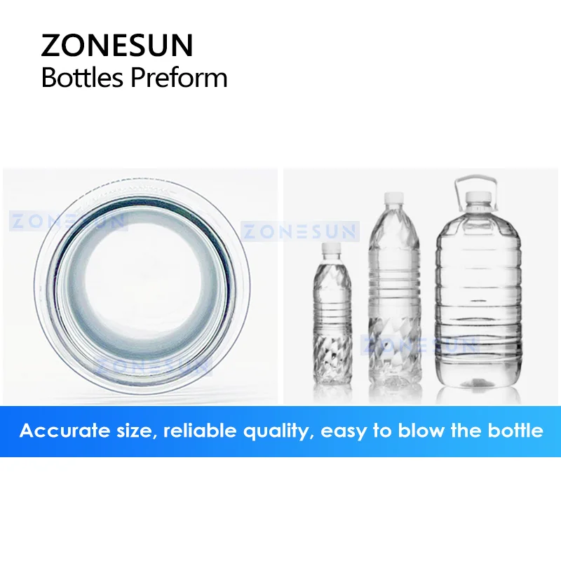 ZONESUN PET Preforms 28mm Plastic Bottle Jar Mold Tube Raw Material Blow Molding Water Juice Production ZS-PCO1080