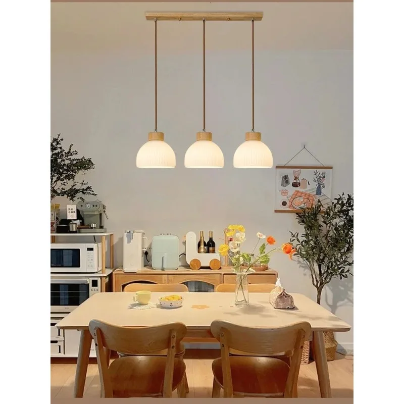 Creative Three Head Modern Pendant Light Rustic Farmhouse Dining Bar Table Lamp Bedroom Bedside Home Decor Led Lights for Room
