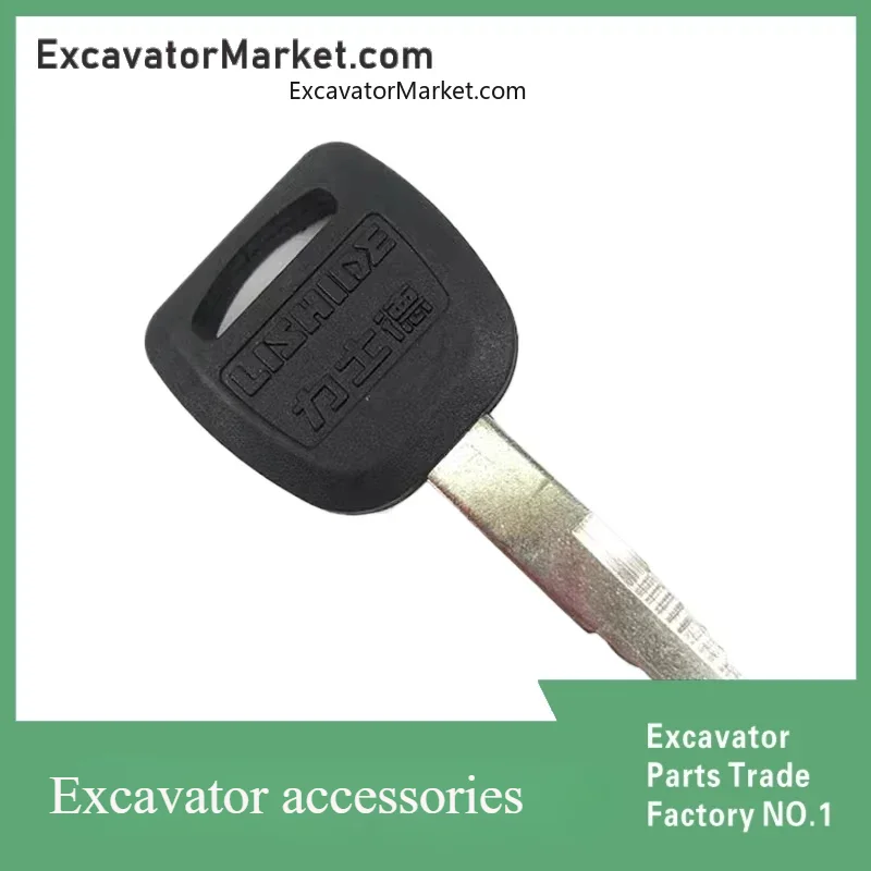 

For Lishide 60/70/80/130/200/220/360-8 Ignition Key, Start Key, Excavator Accessories High Quality