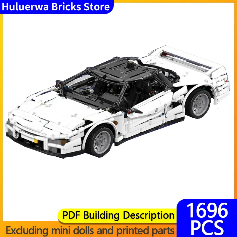 

Speed Hypercar Model MOC Building Bricks 90' NSX Top Tier Sports Car Modular Technology Gifts Holiday Assemble Children Toy Suit