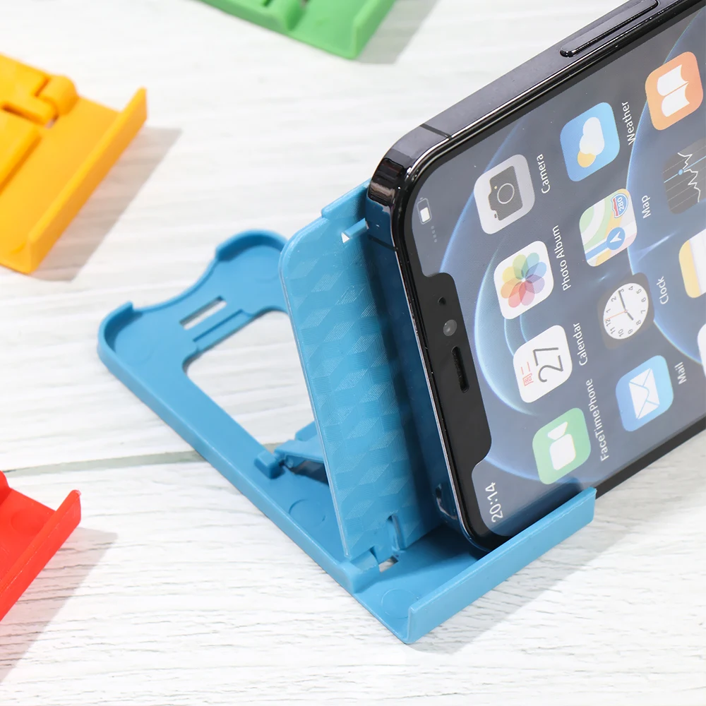 Mini Phone Holder Folding Bracket Universal Mount Stand Adjustable Cellphone Tablet Cellphone Stand Convenience Eco-friendly PT