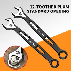 Dual-Ended Wrench, Ratchet Wrench, Industrial Grade, Hardware Tool, Auto Repair Universal Wrench