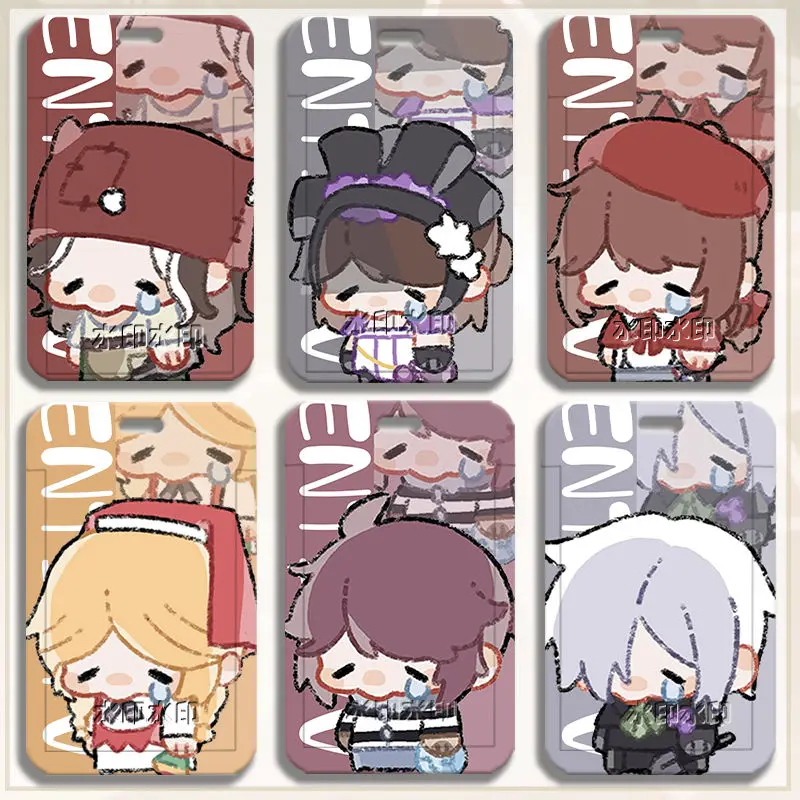 Norton Campbell Joseph Desaulniers Emil Naib Subedar Identity V Anime Student Meal School Card Holder Pendant Travel Cards Cover