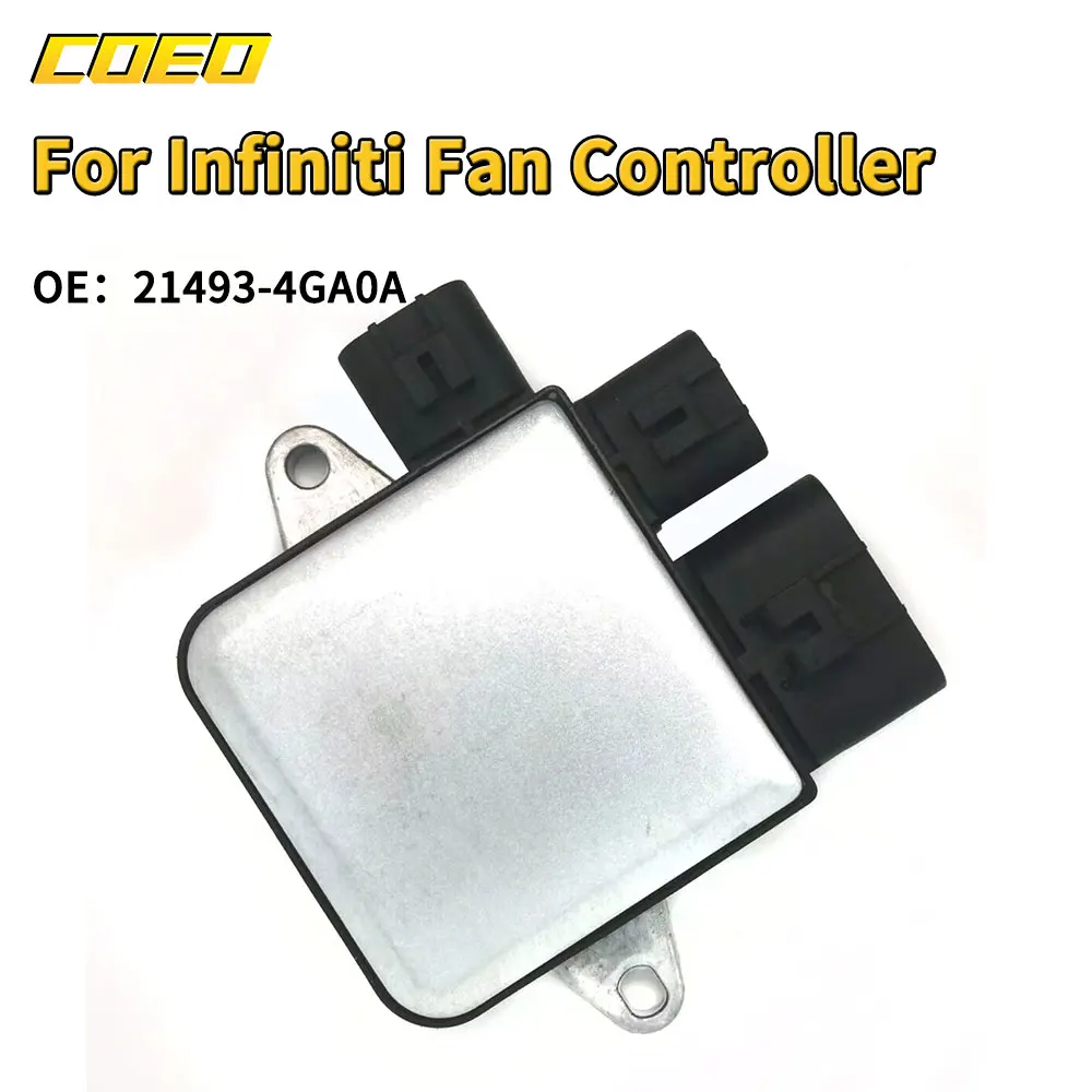 21493-4GA0A Radiator Cooling Fan Control Module Relay ECU For Nissan 370Z GT-R GTR 3.8L Juke 1.6L Leaf