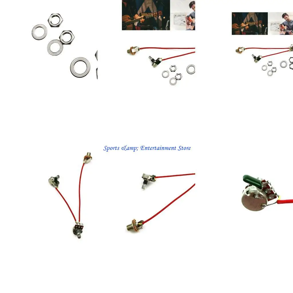 

G7NF Electric Guitar Wiring Harness 1 volumes 1 Tone Prewired 3 Way Wiring Harness Set