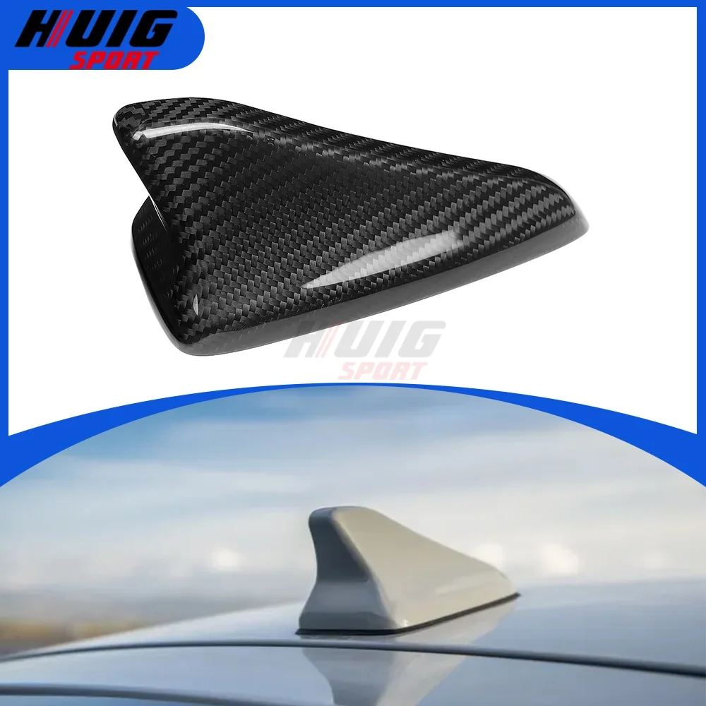 

Для KIA Stinger GTS GT-Line 2018-2023 Внешняя автомобильная антенна из углеродного волокна на крыше, антенны с плавником акулы, полосы, накладки, аксессуары