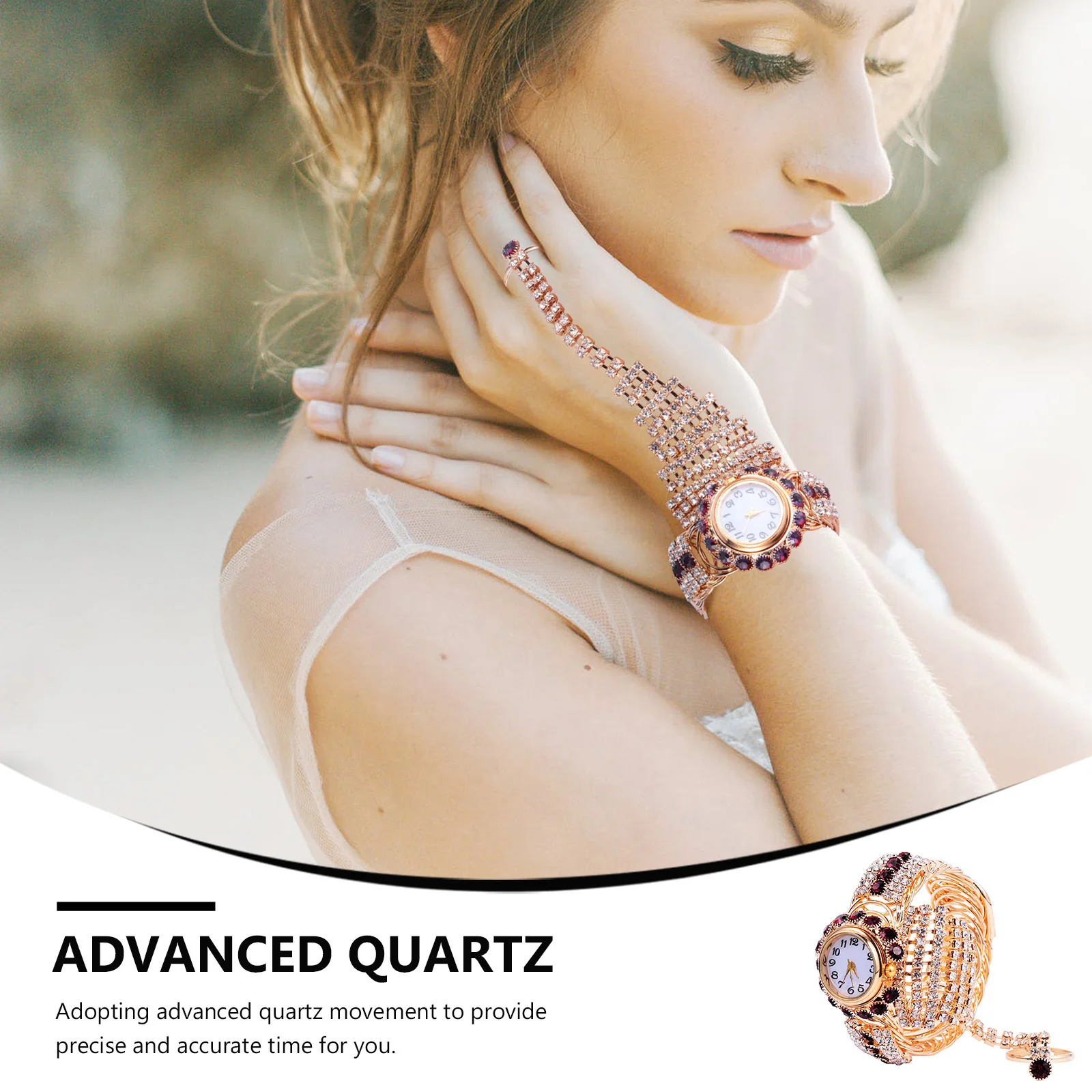 1Pcs Creative Alloy Watch for Women Precise Quartz Movement Lightweight and Stylish Suitable for Any Clothes Alloy Watch