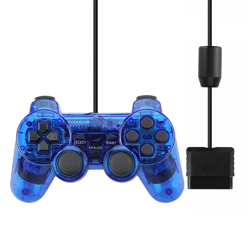 Wired Connection Gamepad Double Vibration Game Controller Compatible For Ps2 For Playstation 2 Portable Joystick Control Console