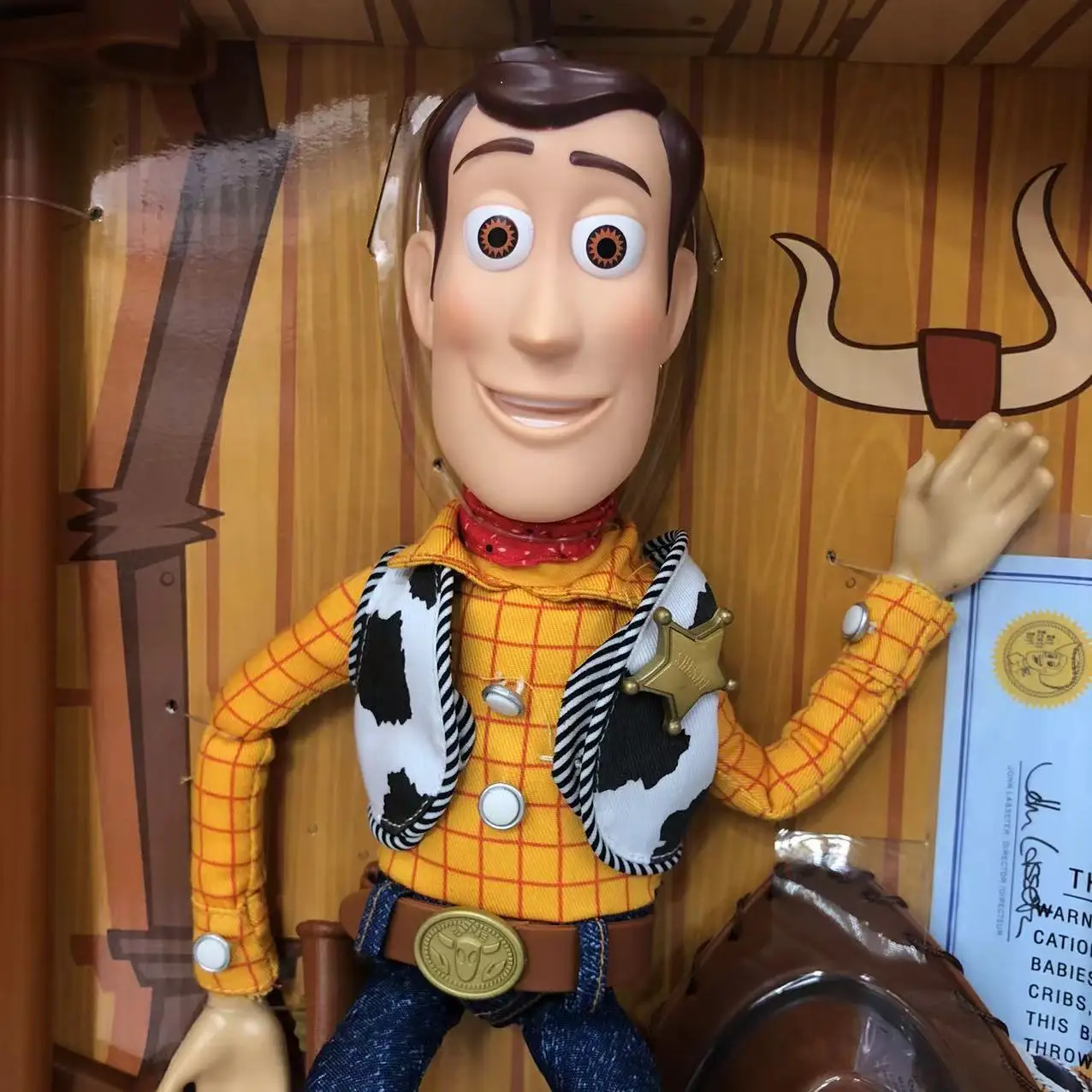 Cowboy Woody Collectible Version With A Drawstring That Can Sense 20th Anniversary Plush Toys Birthday Gift Ornaments