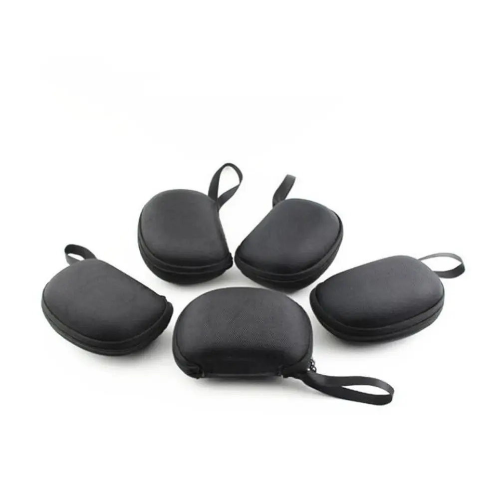 EVE Weaving Folding Sunglasses Storage Box Round Zipper Lanyard Zipper Glasses Case Box Multi-Function
