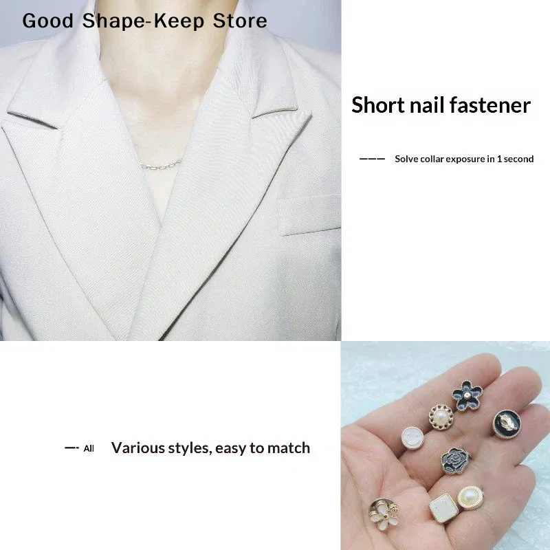 daily10Pcs Rhinestone Safety Cover Buttons Removable Brooch Pins No Sew for Scarf Bag Dress Daily Wear DecorDaily products