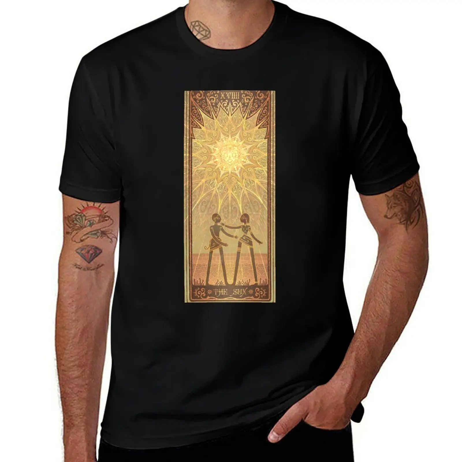 

The Sun T-Shirt summer shirt tops Luxury man t shirt men