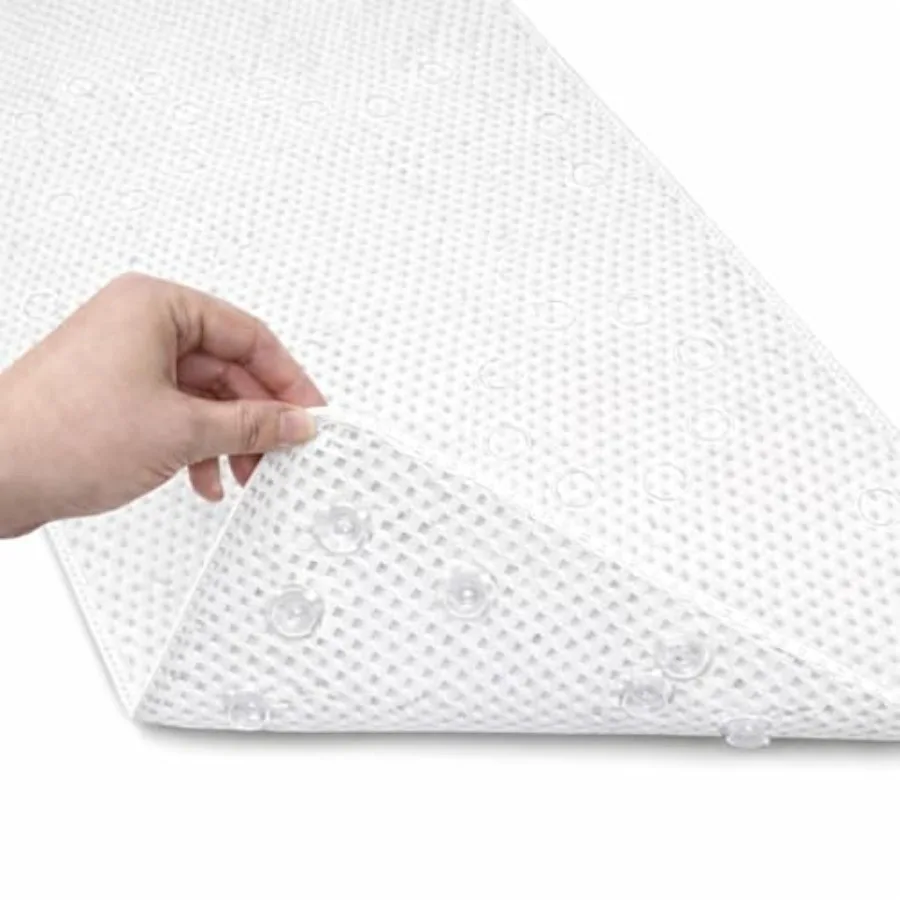 

Bathtub Mat Non Slip, Bath Mat for Tub Non Slip, Tub Mat Extra Large 36 x 17 in, Bathtub Mat with Suction Cups and Drain Holes,