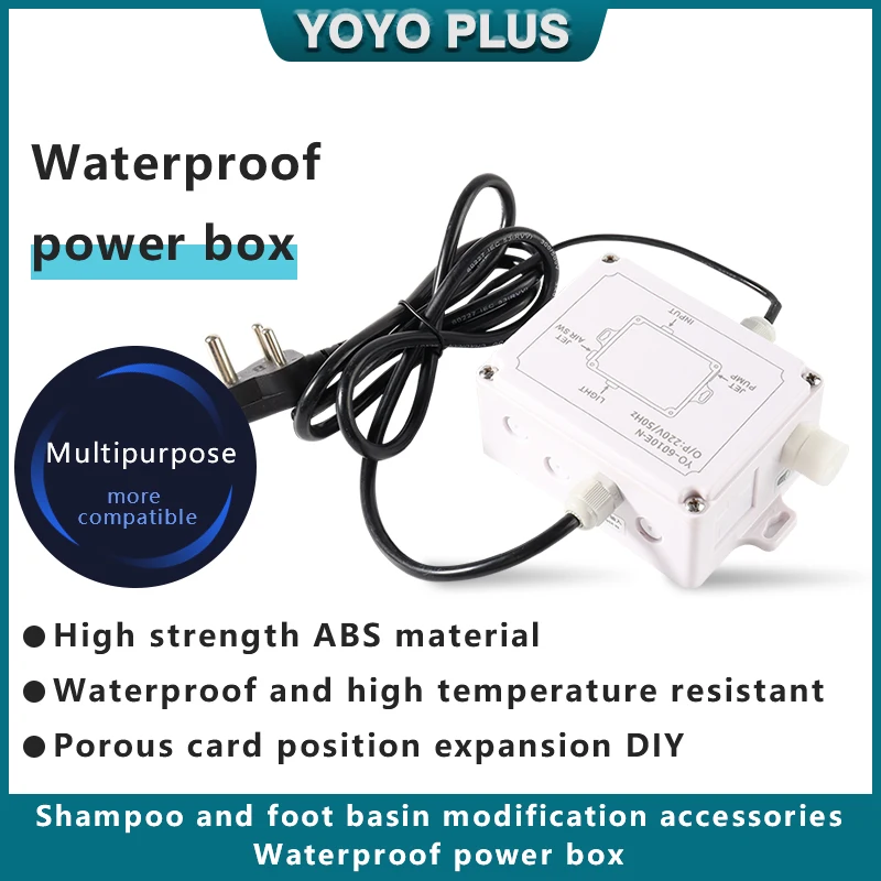 2024 Foot Tub Parts for Beauty Salons Foot Spa Accessories Wholesale Power Box for Pedicure Bowls