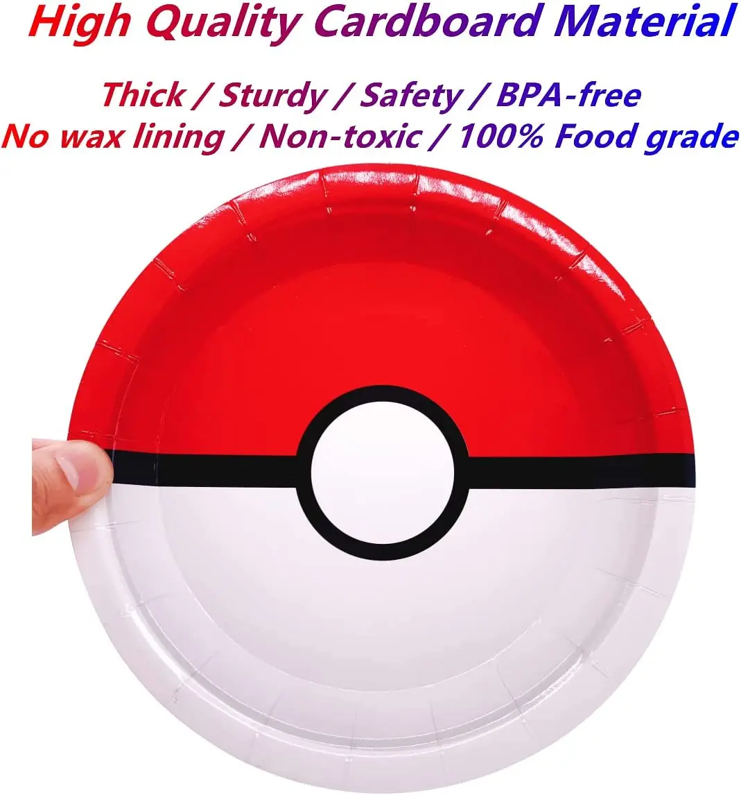 Pokemon zastawa stołowa Pikachu dekoracje urodzinowe zaopatrzenie firm jednorazowy obrus papierowe kubki talerze serwetki prezenty na baby shower