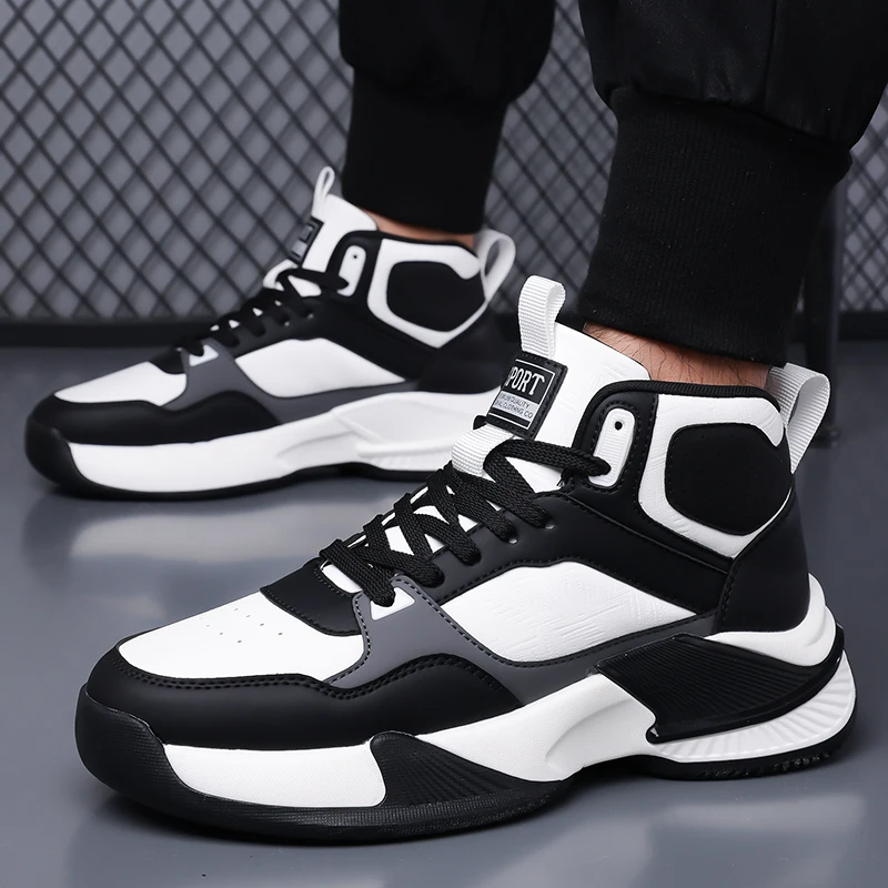 Modern Classic: Men's Lightweight Walking Sneakers with Enhanced Flexibility