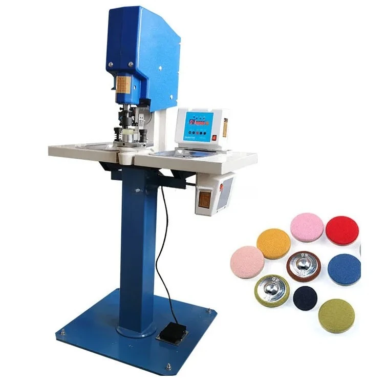 High Quality Semi-auto Press Fabric Covered Button Making Machine