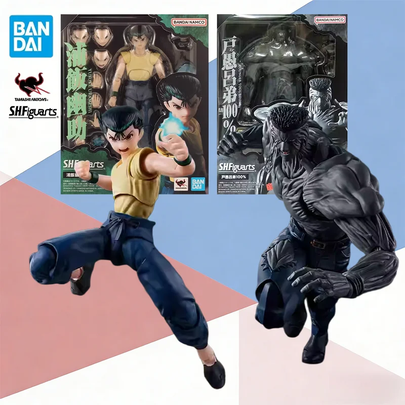 

Original Bandai S.H.Figuarts Yu Yu Hakusho Yusuke Urameshi & Younger Toguro Anime Action Figure Collection Model Set Toy Gift