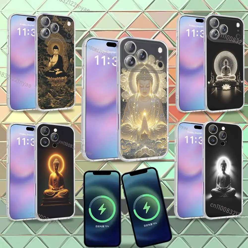 

Чехол для телефона INS Shakyamuni Buddha для iPhone 16, 14, 11, 17, 13, 15, 12, Air, Plus, Pro, Max, E, Mini, матовый, с поддержкой MagSafe, магнитный, беспроводной
