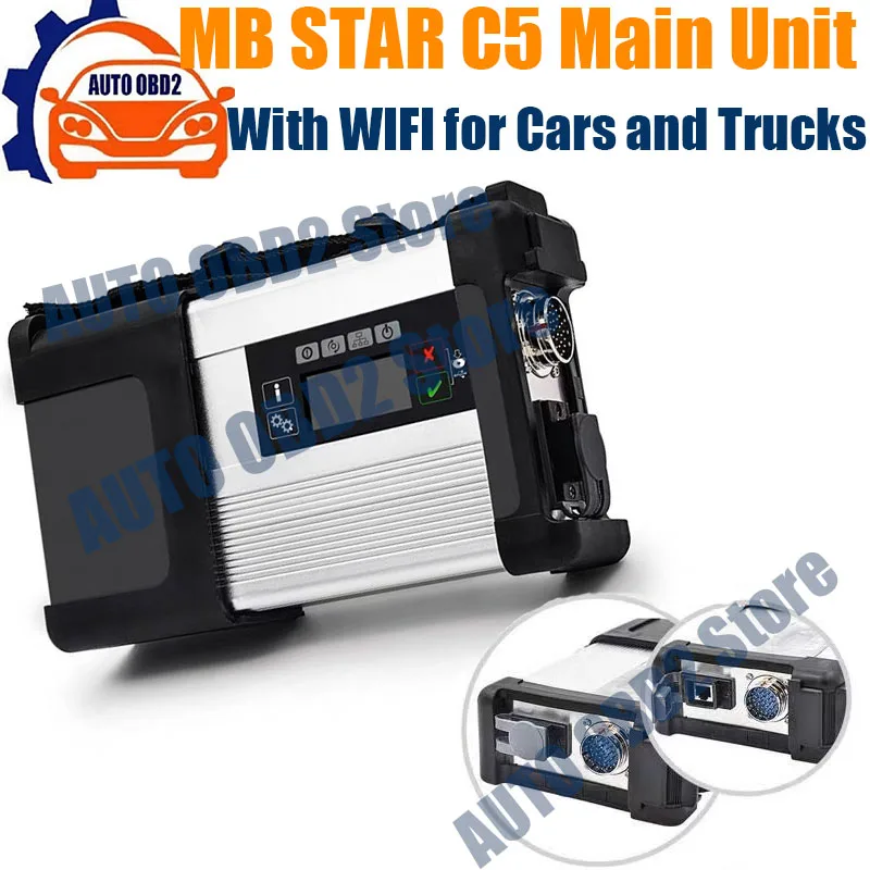 

MB Star C5 Car Truck Star Diagnosis Multiplexer SD Connect C5 with Xentry DAS EPC Car Truck Diagnostic Tool MB STAR C4 DOIP WIFI