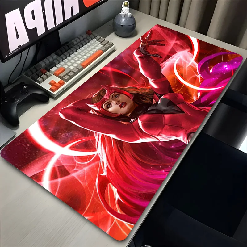 ملحقات ألعاب الألعاب لوحة ماوس S-Scarlet W-Witchs حصيرة مكتبية للكمبيوتر المحمول غير قابلة للانزلاق لوحة ماوس مكتبية لوحة مفاتيح سجادة ممتدة