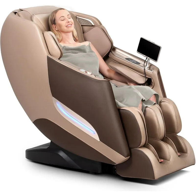 Massage Chair, 3D Massage Chair Full Body, Zero Gravity Shiatsu Massage Chair Recliner W/Heating, SL Track, Wireless Charger,