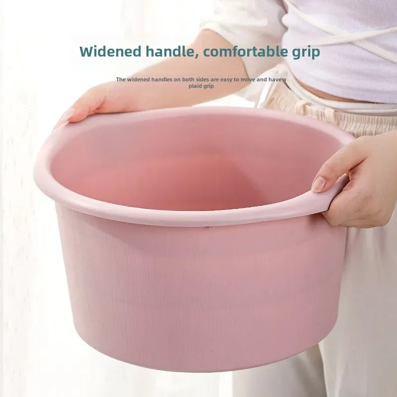 Thickened Plastic Foot Bath Tub For Elderly Adults Massage Foot Bathing Buckets Small Leg Washing Basin Elderly Care