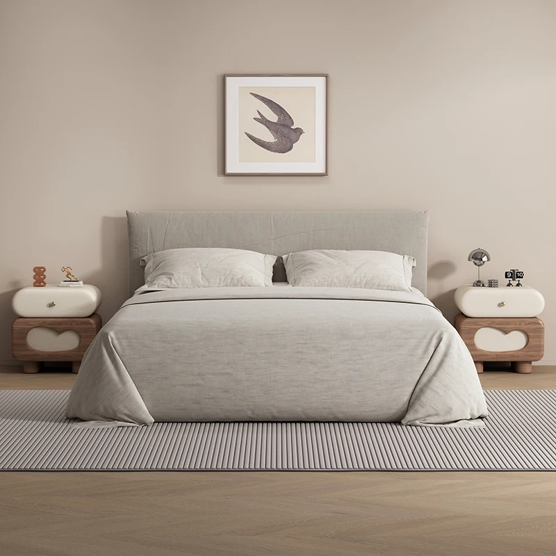 Armadi carini Comodino Cassetti Camera da letto in legno Comodino portaoggetti ad angolo Nordico basso economico Mesa De Cabeceira Mobili per la casa