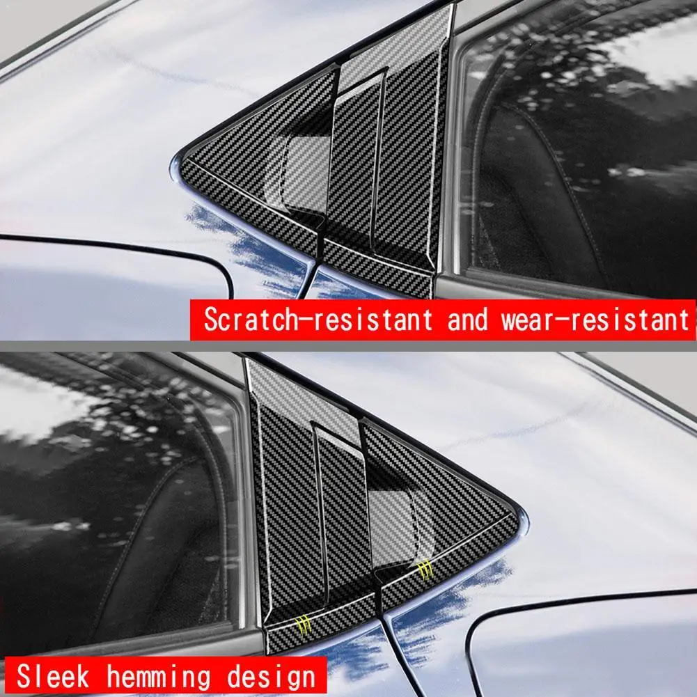 

For Honda Vezel HR-V HRV 2021-2024 Carbon Fiber Rear Door Handle Bowl Protector Frame Sticker Car Styling Accessories