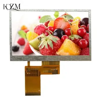 4.3 inç TFT LCD modülü 480xRGBx272 GC3047 sürücü IC 350 yüksek parlaklık TFT LCD modülü hiçbir dokunmatik 40PIN RGB TFT LCD modülü 3.3V