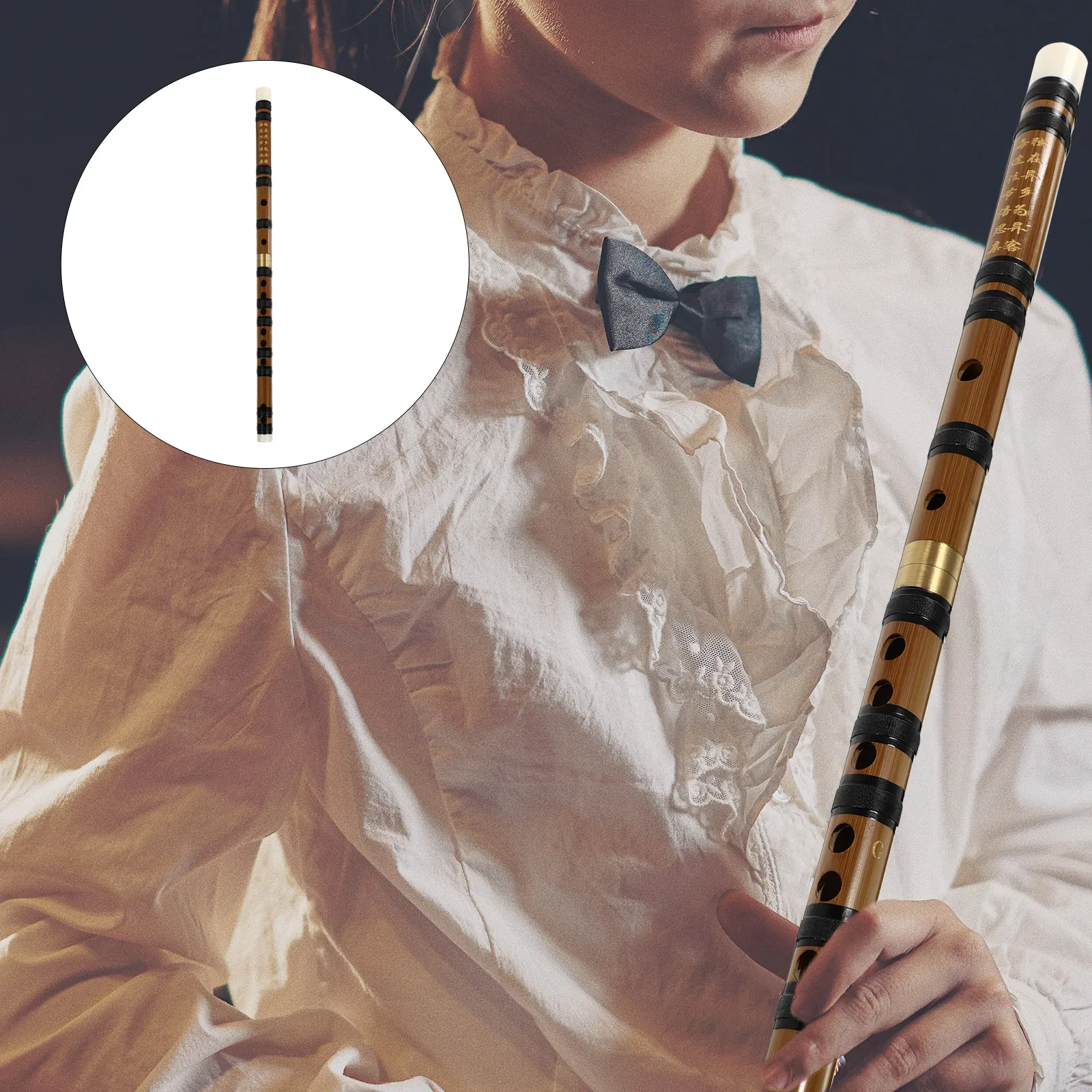 

Bitter Bamboo Flute Chinese Traditional Musical Instruments Kids Flutes Student