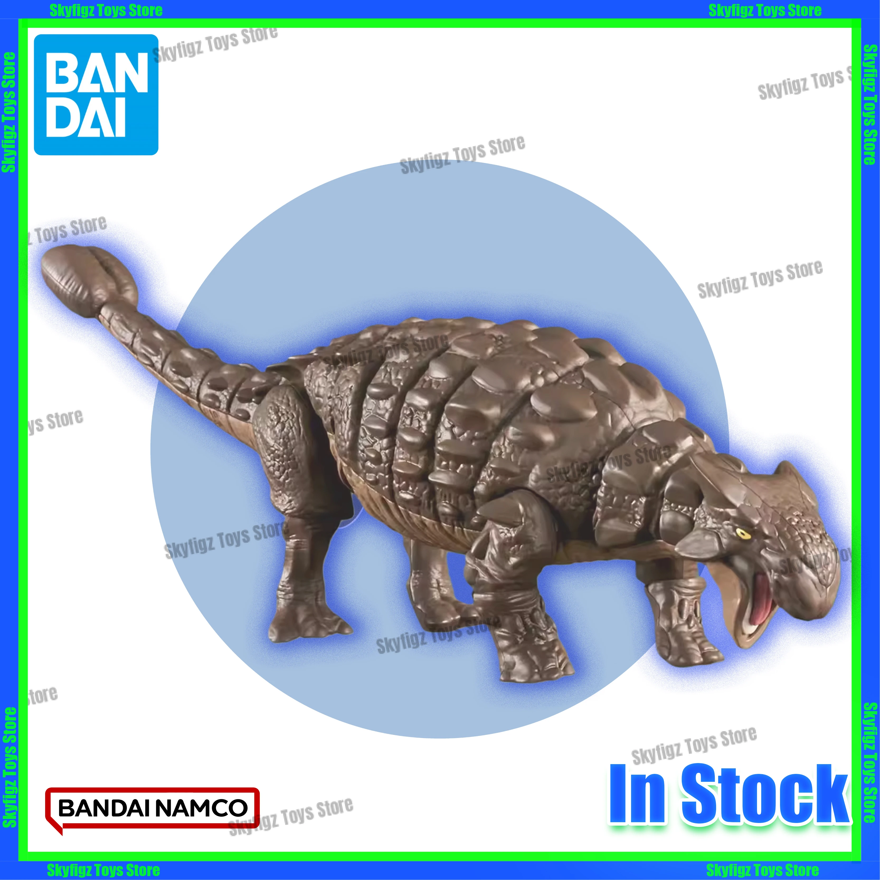 In stock [Plastic Tang] Bandai dinosaur Ankylosaurus containing skeleton fossil new version assembled model movable figure gift