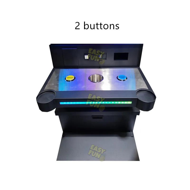 آلة ألعاب المهارات الشهيرة ذات الشاشة المزدوجة وزر بيضاوي كبير للعب الممرات التي تعمل باللعبة Huff N Puff #3